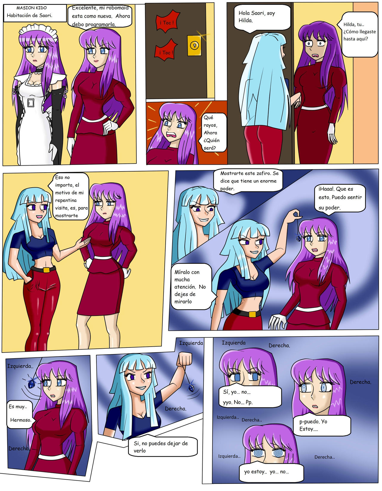 robotmaid Saori 2Page 2 by CarlosFco on DeviantArt