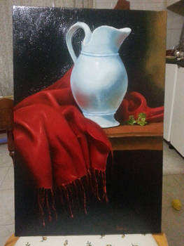 oil painting, still life