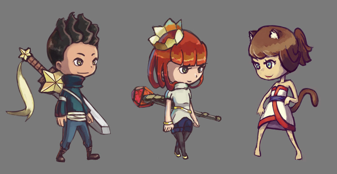 Mini Characters by hammeron-art on DeviantArt