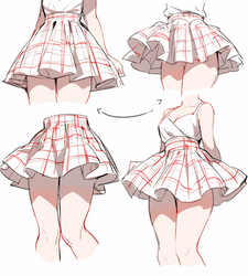 [FREE TO USE] Skirt Reference Sheet // AI