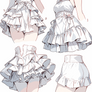 [FREE TO USE] Skirt Reference Sheet Study // AI