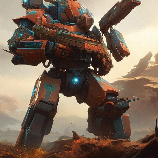 defensive mech commander by soulcreator789 on DeviantArt