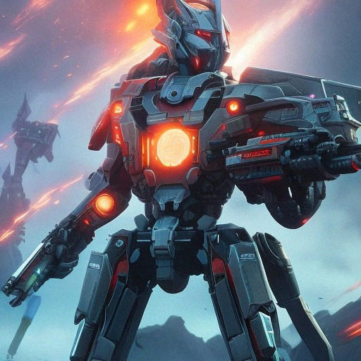 Mecha Machine Gun heavy machine gun mech 3 by soulcreator789 on DeviantArt