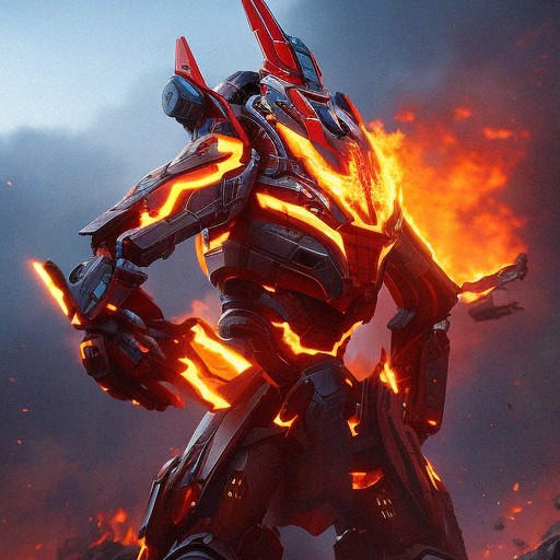 fire elemental mech 4 by soulcreator789 on DeviantArt