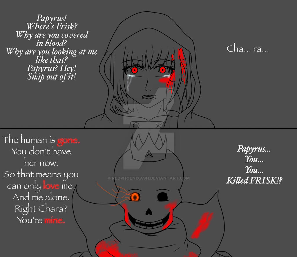 Siblingtale Yandere Papyrus X Chara By Redphoenixash On Deviantart Siblingtale Yandere Papyrus X Chara By Redphoenixash On Deviantart
