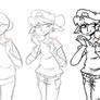 the process of my gross art