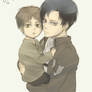 AoT - Rivaille and Chibi Eren