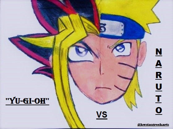 YU-GI-OH VS NARUTO by kwstasgreekarts on DeviantArt