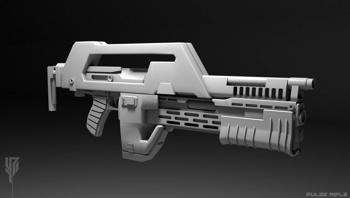 Pulse Rifle 8 Bit Pulse Rifle by VikingPoilu on DeviantArt