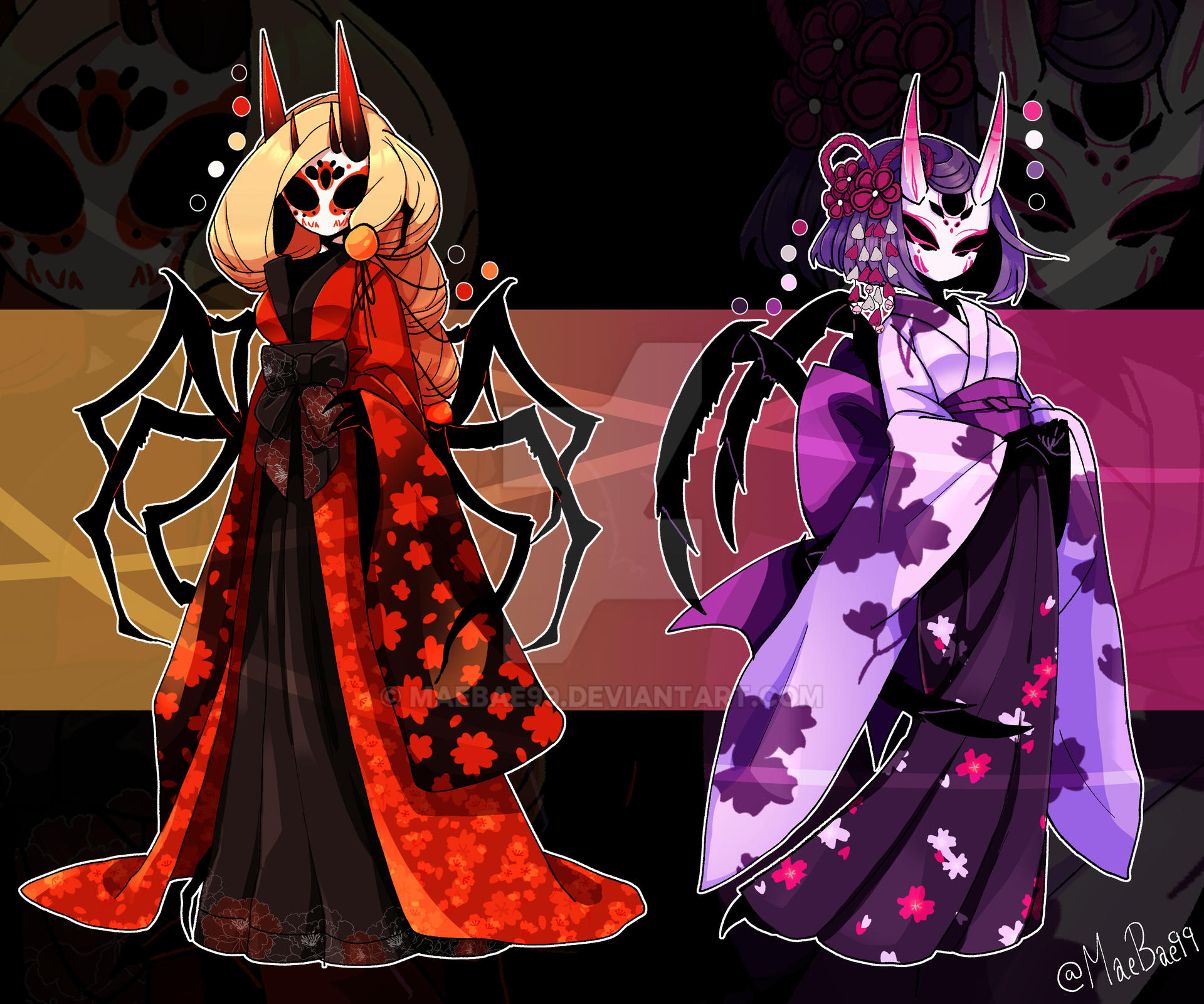 Deviantart Spider Avatar (OPEN) Masked Spiders by MaeBae99 on DeviantArt