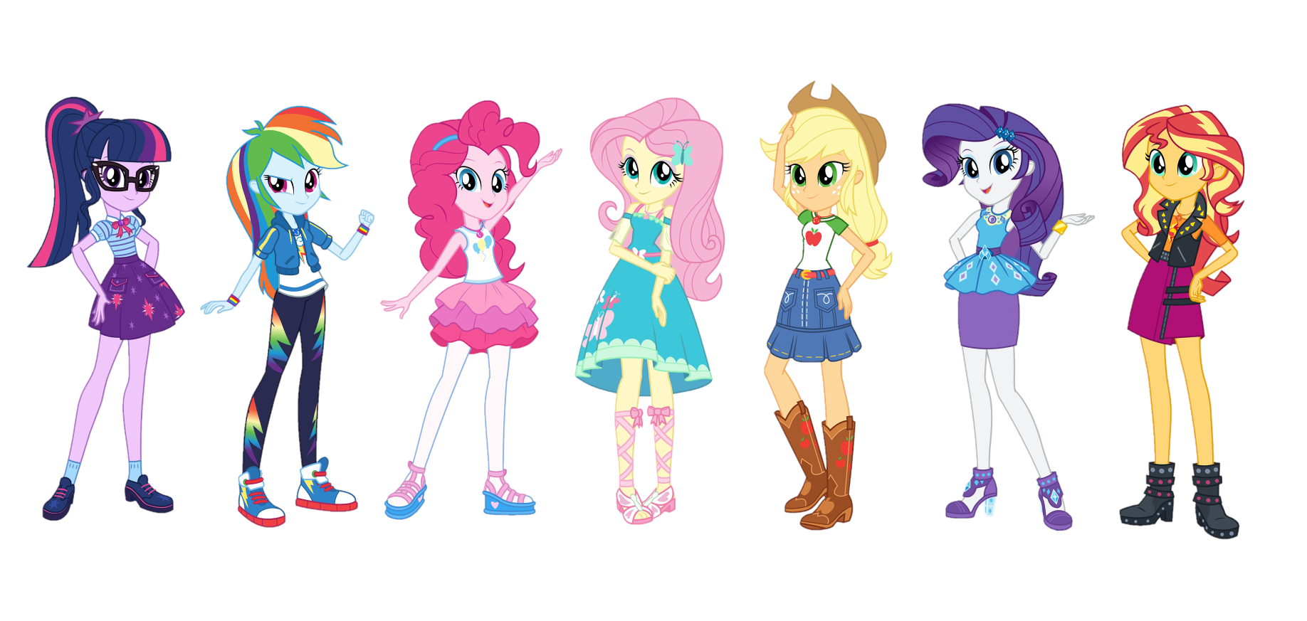 Humane 7 Deviantart The Humane Seven in 2017-Now MLP EG by nathanle426 on DeviantArt