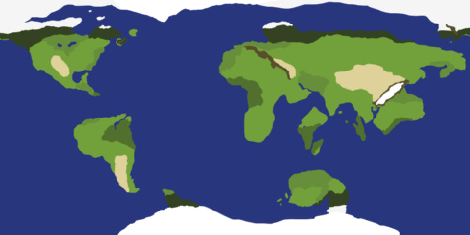 Post Earth Map 126 Million Years. by TerrificTyler20 on DeviantArt