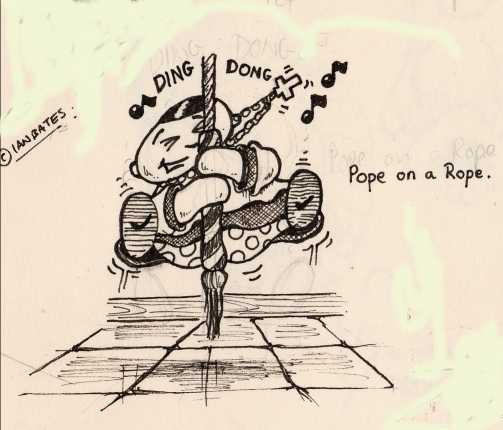 pope on a rope by ianclaire5 on DeviantArt