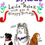 Leila Rulez Birthday card