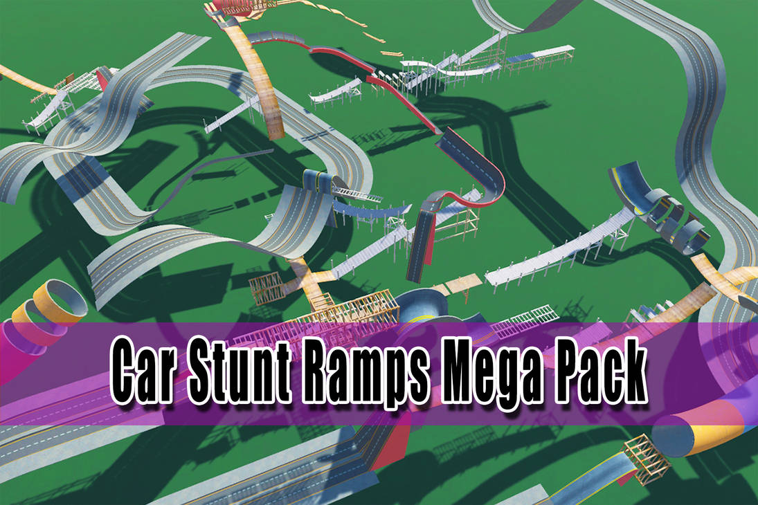 Car Stunt Ramps Mega Pack | Asset by GameVGames on DeviantArt