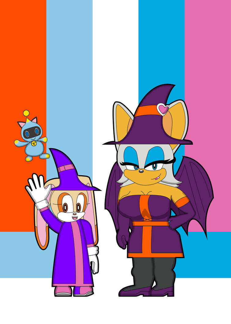 Cream The Rabbit Rouge Rouge and Cream, The Witch Team by BearfootTruck on DeviantArt
