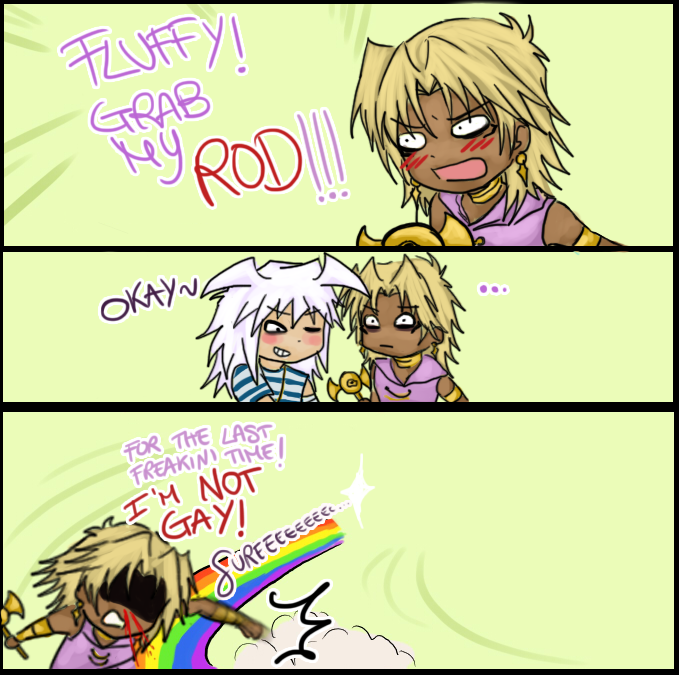 Grab my Rod . Bakura and Marik