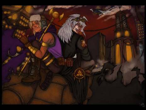 Our personal Battle City . Marik and Bakura