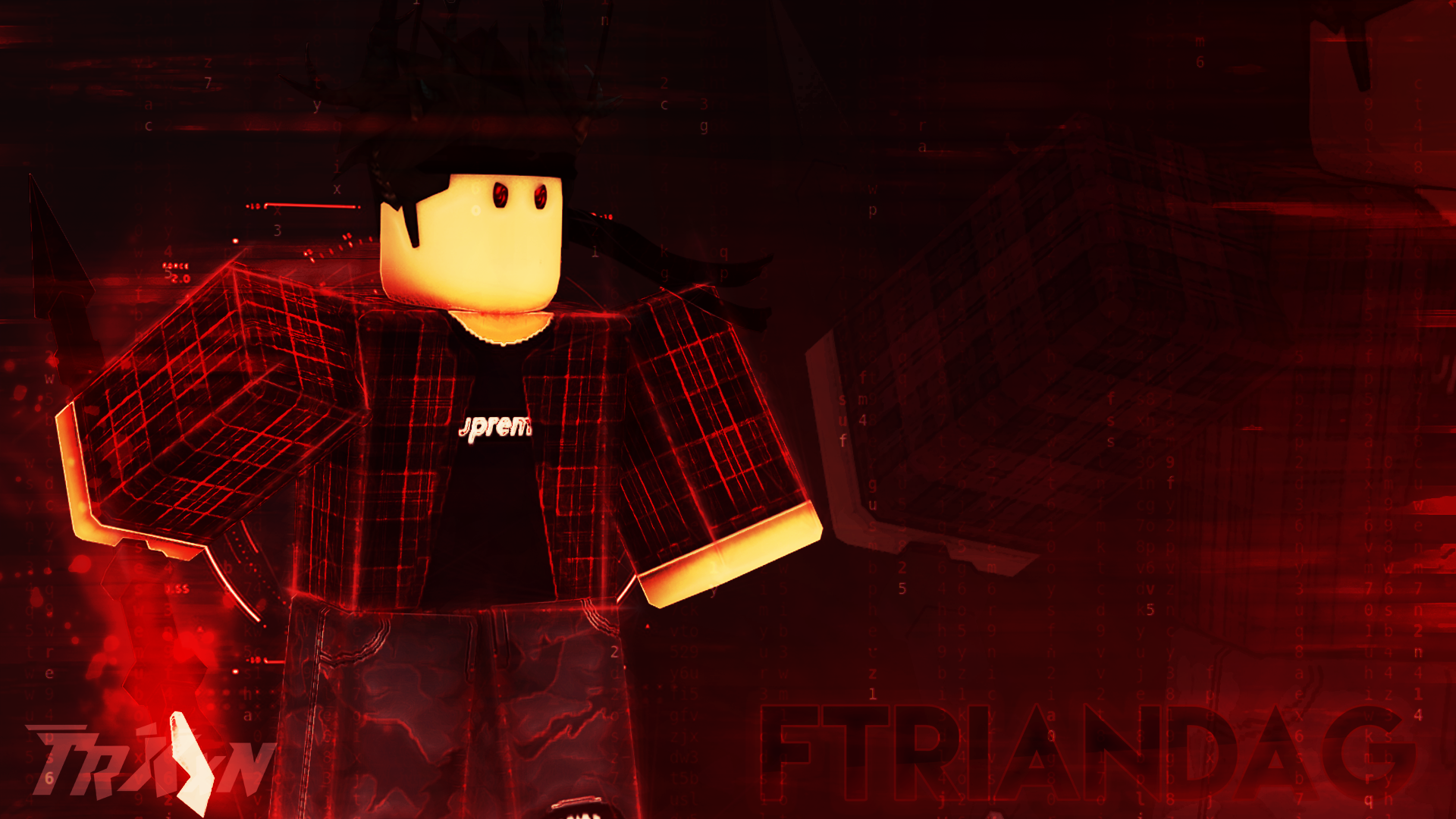 Red Roblox GFX | FTriandaG by Trixxn DeviantArt