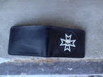 Black Templars leather bifold wallet by Arnakhat