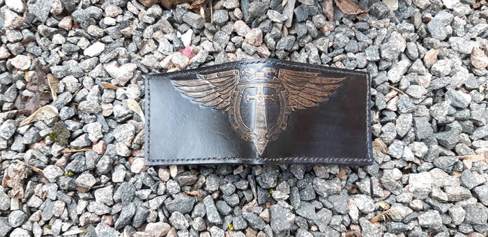 Adeptus Titanicus leather wallet