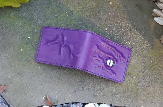 Molded purple Dragon wallet