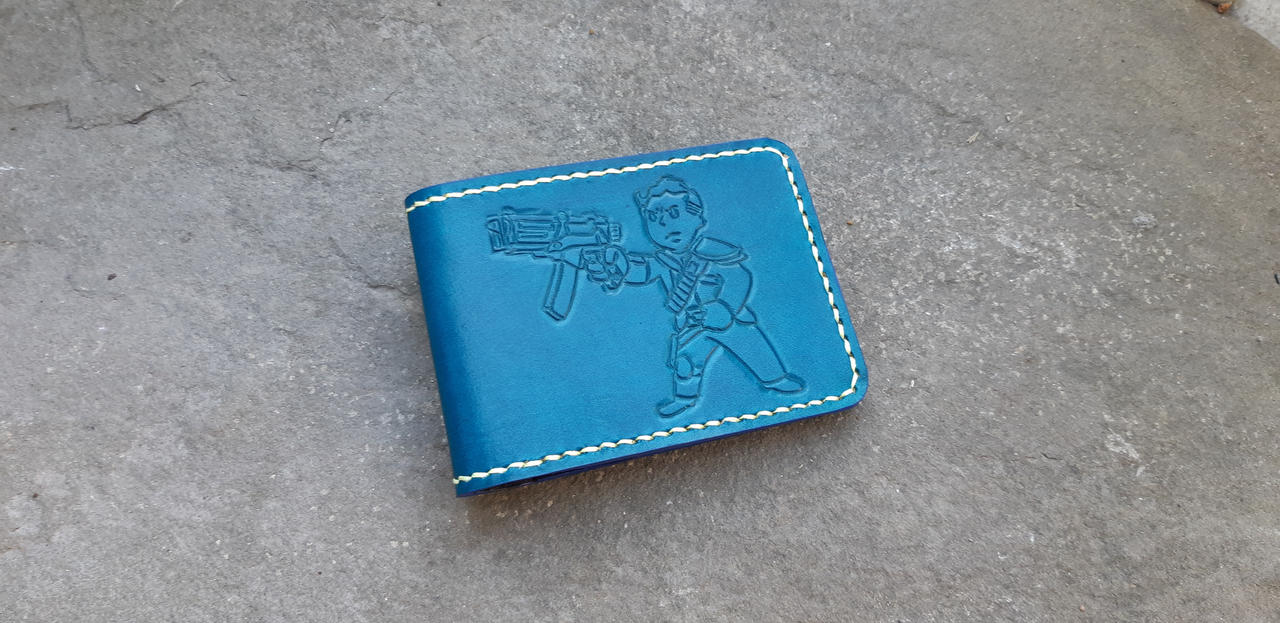 Fallout wallet with the vault boy by Arnakhat on DeviantArt