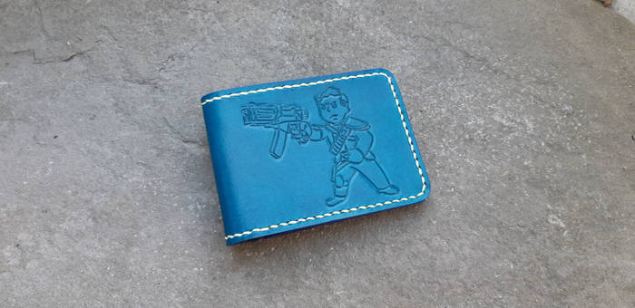 Fallout wallet with the vault boy