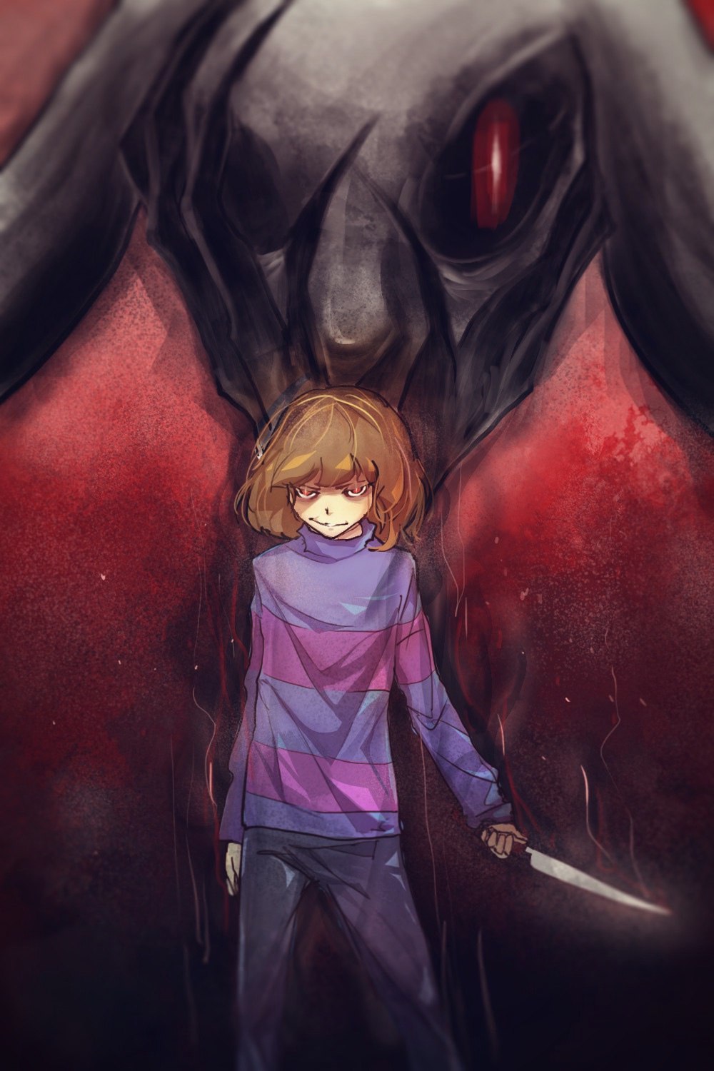 Undertale/Chara and Asriel