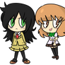 Tomoko and Yuu-chan
