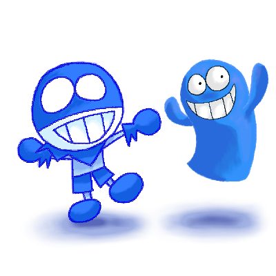 Blue friends