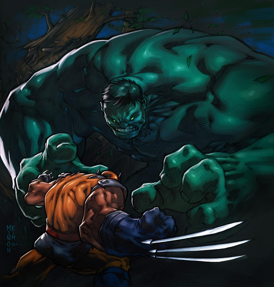 Hulk meets Wolverine...