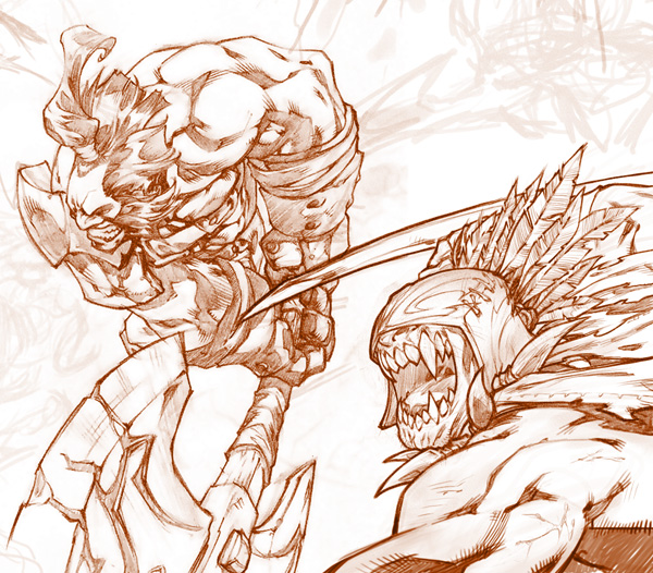 DOTA art WIP