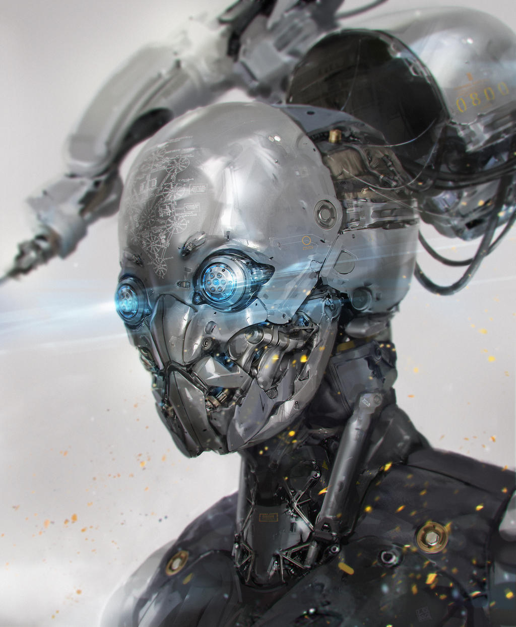 Bot Head bot head by 0800 on DeviantArt
