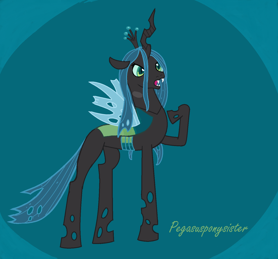 Queen Chrysalis Drawing by PegasusPonySister on DeviantArt