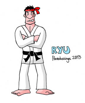 RYU (Street Fighter 2) drawing