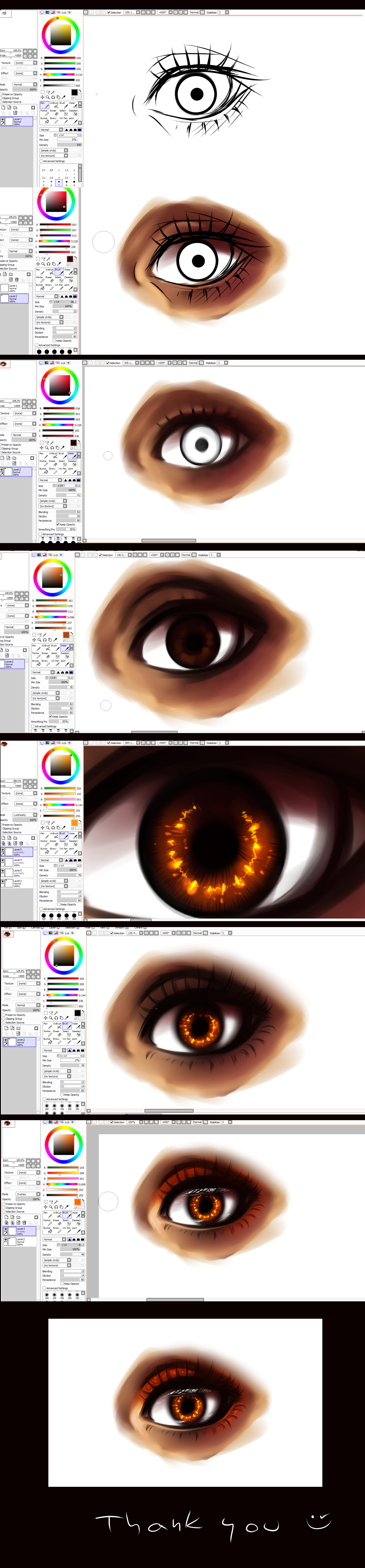 Paint tool SAI- EYE -tutorial