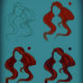 Ariel Hair - tutorial