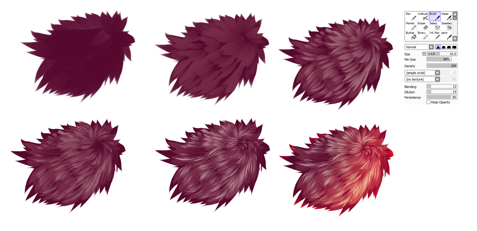 Easy fur tutorial by ryky on DeviantArt