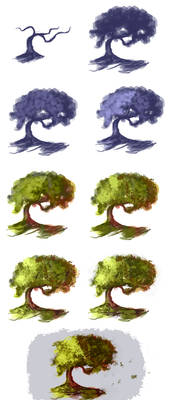 Tree - step by step