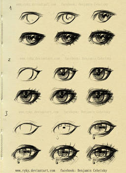 eyes step by step reference