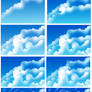 How i draw clouds