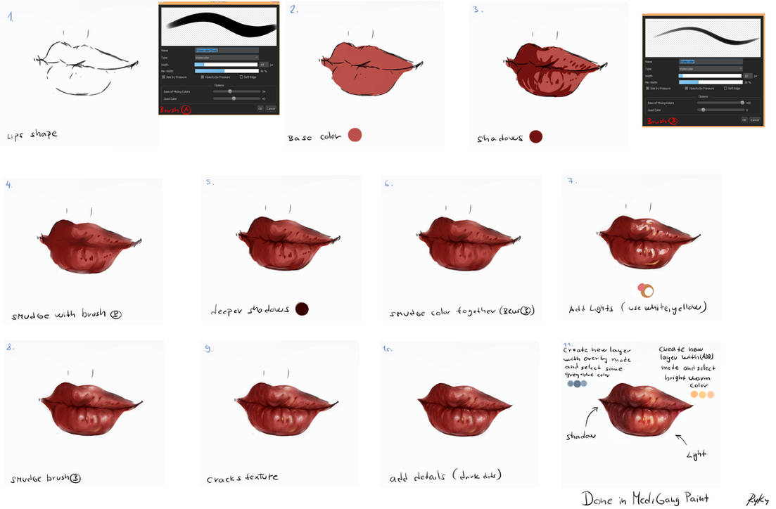 Jay Lips Tutorial EASY - Lips tutorial by ryky on DeviantArt