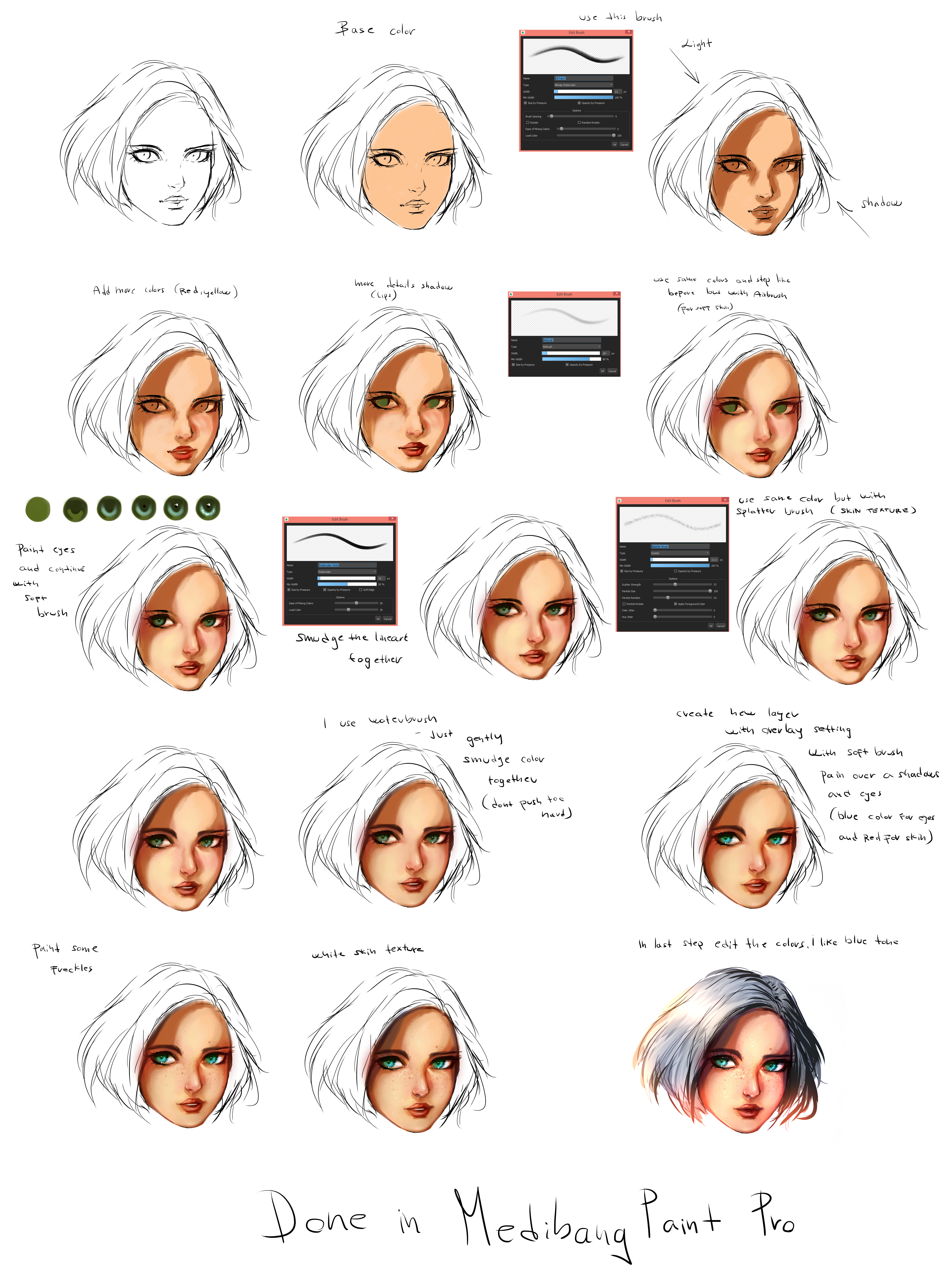 FACE Coloring tutorial by ryky on DeviantArt