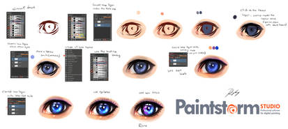 How i paint  - Eye - tutorial