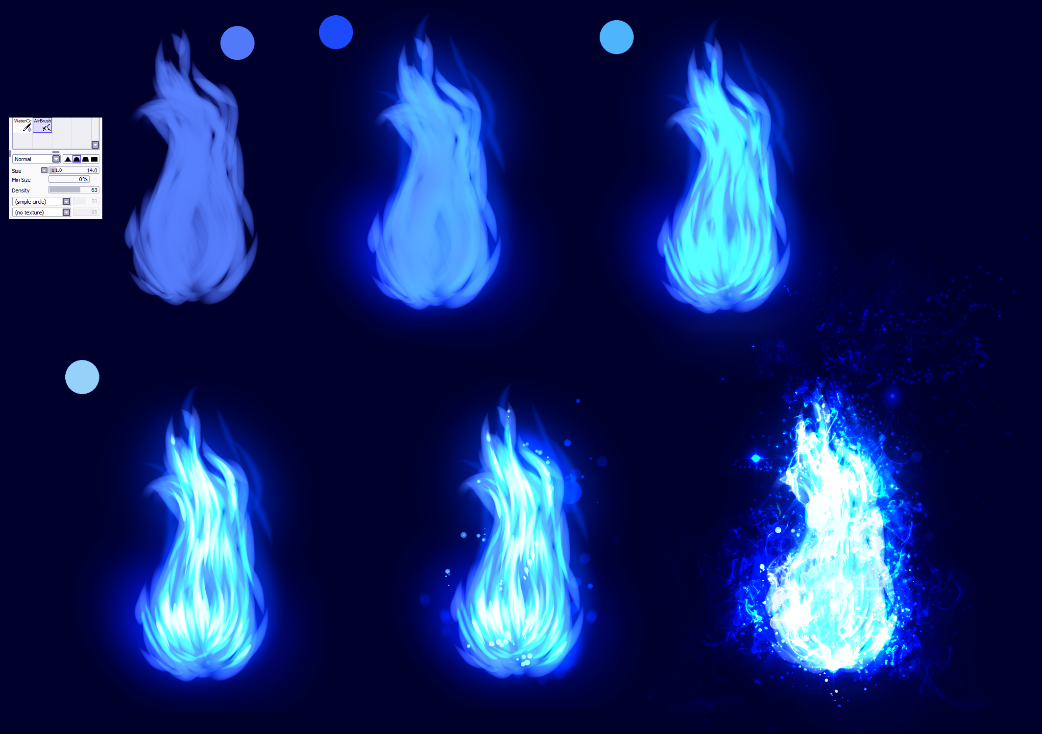 Blue Fire - EASY tutorial