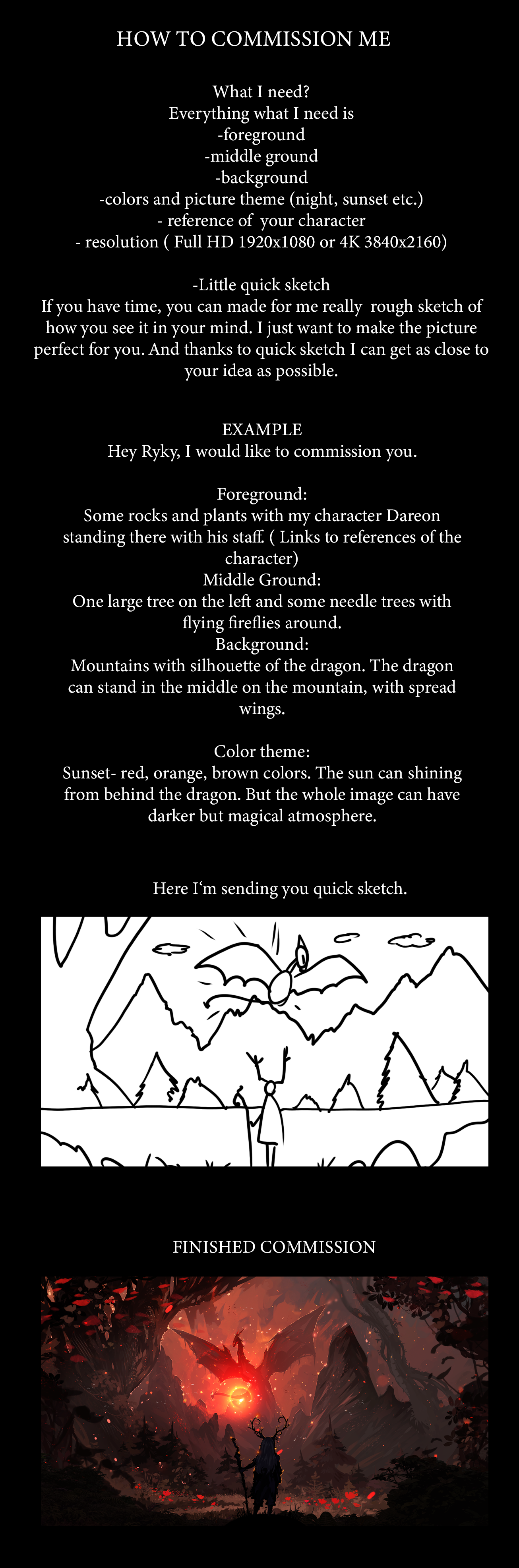 COMMISSIONS OPEN - How to commission me?