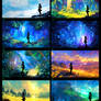 LARGE SCENERY AUCTION - YCH / Auction 102- CLOSED