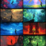 LARGE SCENERY AUCTION - YCH / Auction 115 - CLOSED