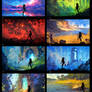 LARGE SCENERY AUCTION - YCH / Auction 117 - CLOSED